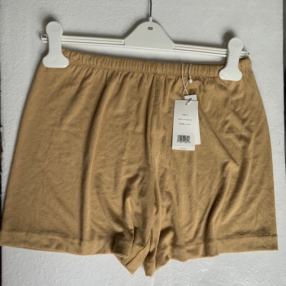$110 Women's Vince Pull-On Oversized Lounge Shorts XS In Beige - Picture 4 of 7